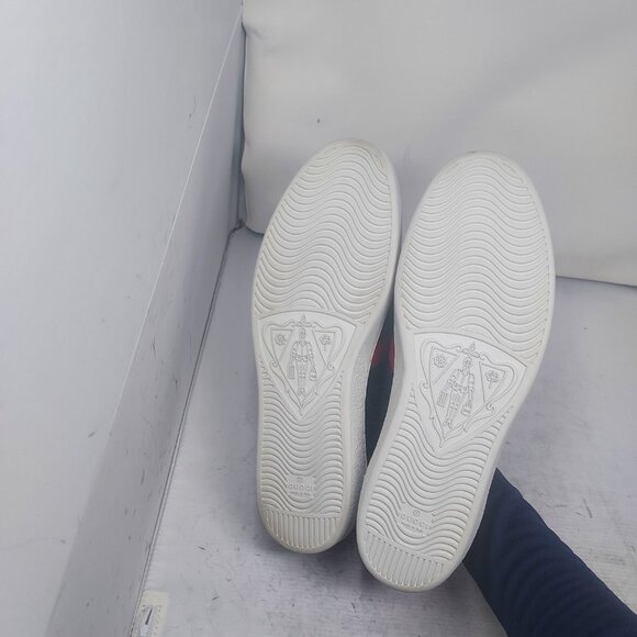 Gucci BLACK GG SUPREME Ace GG Supreme Low Top Sneaker - Picture 5 of 12